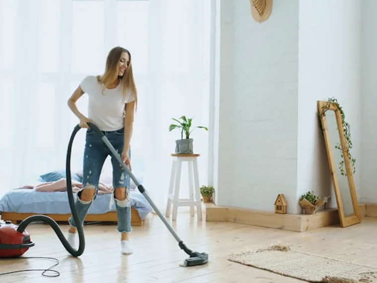 A pro handling a full home clean so you don't have to
